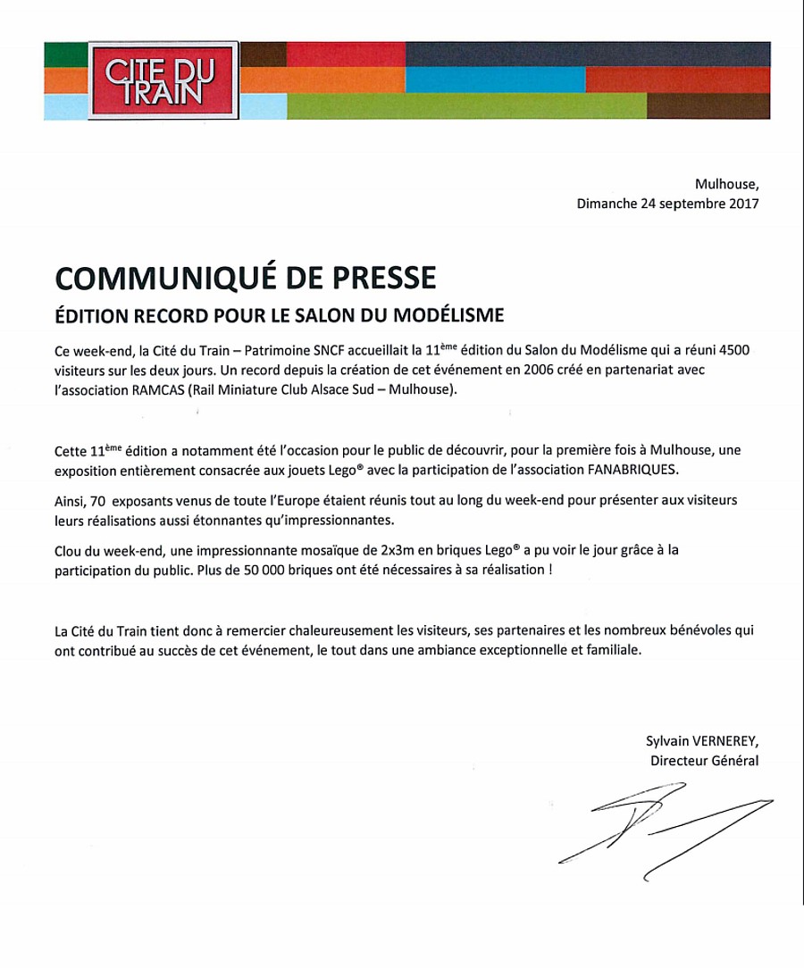 Communiqué de presse