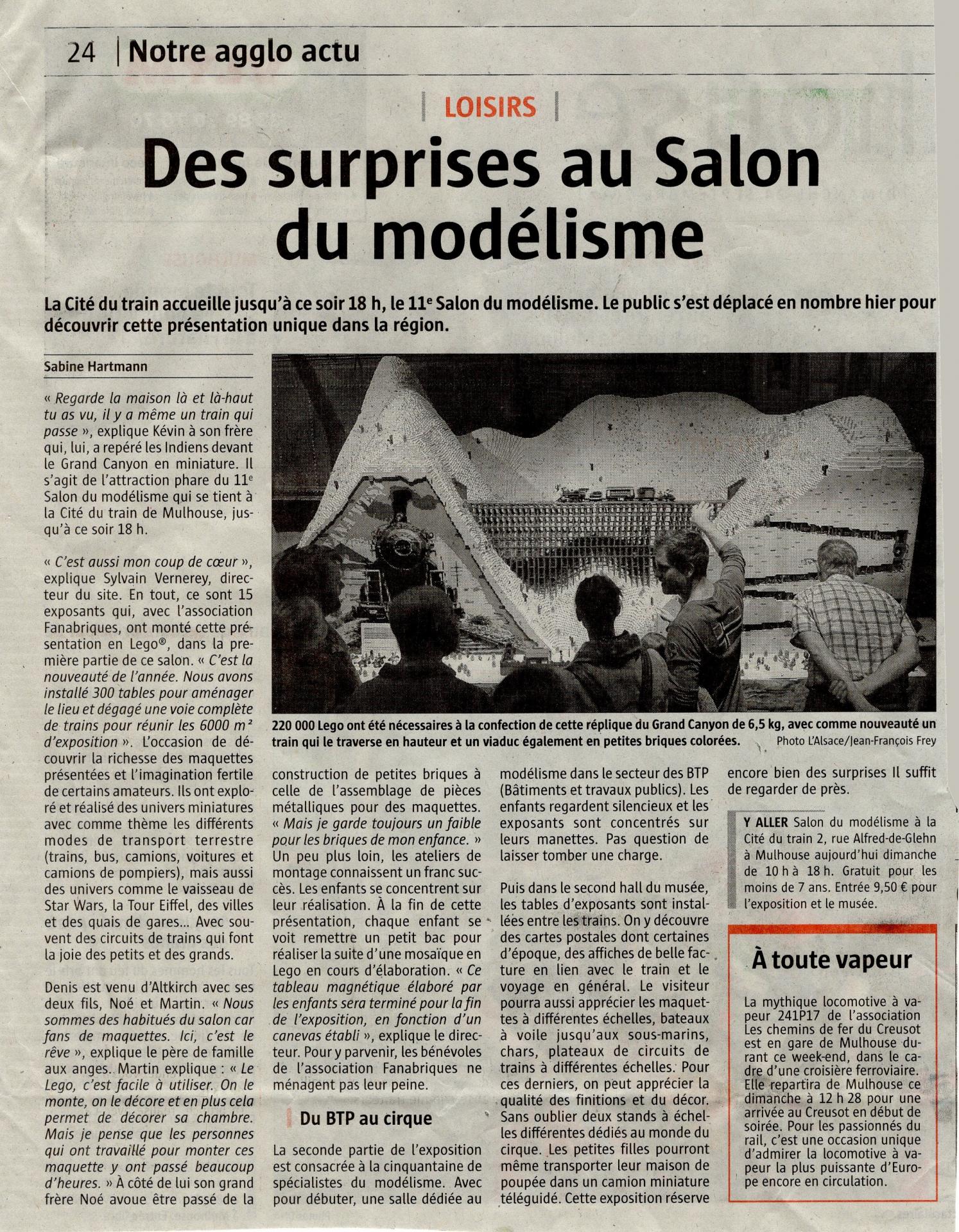 Article L'Alsace du 24 septembre 2017